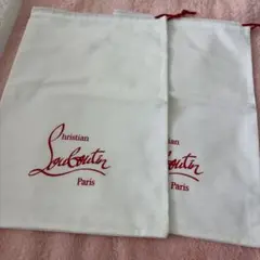 Christian Louboutin 　ルブタンシューズ　保存袋　巾着袋2個のサムネイル