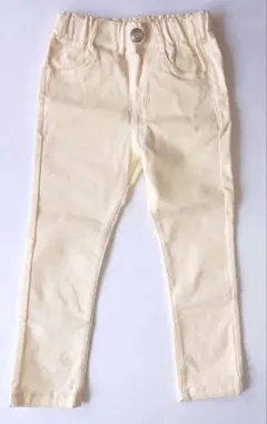 未使用♡ビビッドイエロー 黄色 デニムパンツ♡100cmのサムネイル