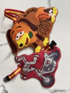 ディズニー　トイストーリー　パスケース　スリンキー　デュークカプーン
