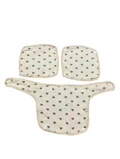 抱っこ紐 よだれカバー よだれパット エルゴ 綿100% ハート柄