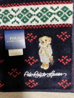 新品未使用 Polo Ralph Lauren ラルフローレン ハンカチ 刺繍