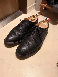 THOM BROWNE トムブラウン ウィングチップ レザーシューズ US11 - メルカリ