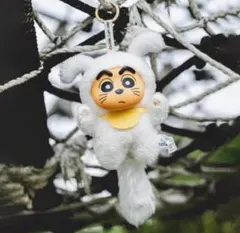 クレヨンしんちゃん うさぎビニールフェイスぬいぐるみ