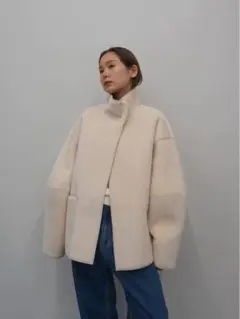 【新品未使用】TODAYFUL Standcollar Boa Jacket