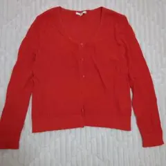 レッド カーディガン