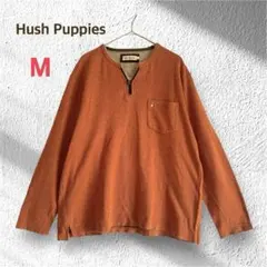 ハッシュパピー メンズ カットソー M 大人カジュアル おしゃれ 紳士 刺繍