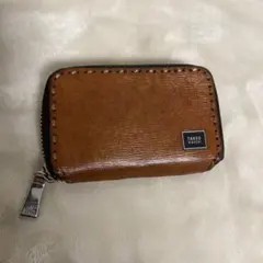 TAKEO KIKUCHI 牛革ラウンドファスナー型 スマートキー対応キーケース