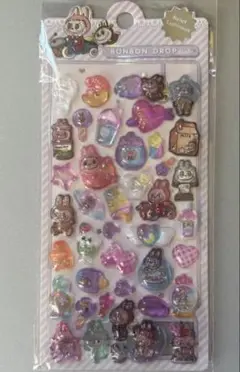 ⓶LABUBU ラブブ　ボンボンドロップ　シール　水　ウォーター