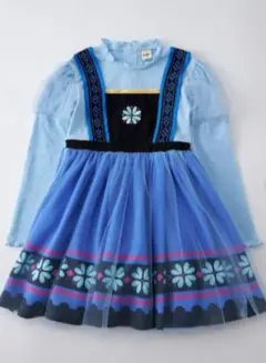 アナと雪の女王 ドレス ワンピース なりきり リトシー 幼少期 エルサ