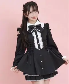 Pal elfy リボン付きドットチュールティアードワンピース - メルカリ