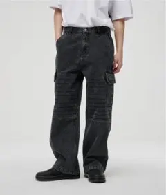 jentlouis painter wide flare denim Mサイズ - メルカリ