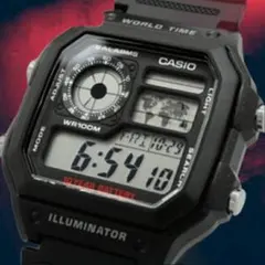 CASIO AE-1200WH／ワールドタイム／カシオロイヤル／デジタル腕時計