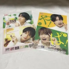 菊池風磨 中島健人 ガルボ クリアファイル 下敷き