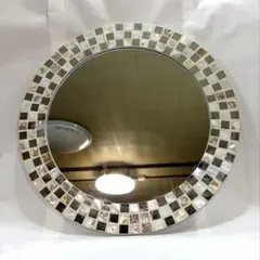 IKEA TRANBY モザイクミラー鏡壁掛けミラー 50センチ - メルカリ