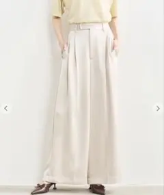 ココディール＊サテンワイドパンツ＊新品未使用美品サイズ1