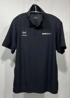 DESCENTE MOVE SPORT ブラックポロシャツ