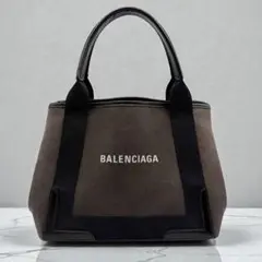 ⭐️良品⭐️ バレンシアガ ネイビーカバスS キャンバス ブラックのサムネイル