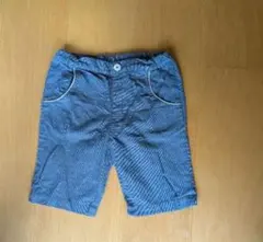 110サイズ 青と白のストライプ 半ズボン