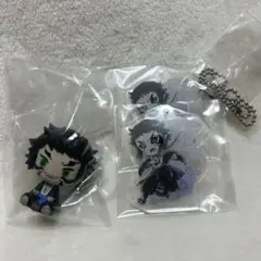 鬼滅の刃一番くじ　ちょこのっこフィギュア、アクリルチャーム×2 獪岳