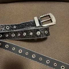 Y2系レザーベルト 黒