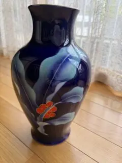 昭和レトロなバスの花瓶　江戸切子 花瓶 コバルトブルーフラワーベース 昭和レトロなバスの花瓶 江戸切子 花瓶 コバルトブルーフラワーベース