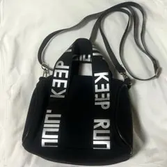 ZARA TRF 2way ミニボストンバッグ/ショルダーバッグ　黒