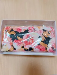 【早い者勝ち】カードケース付き長財布　花柄　イエロー