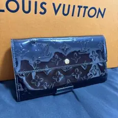 ・ルイヴィトン ヴェルニ 二つ折り 長財布 LOUIS VITTON 正規品