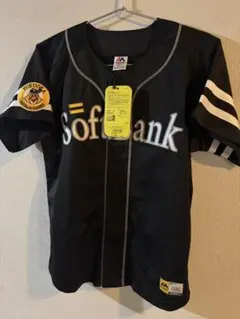 ［超美品］Majestic ソフトバンクホークス ユニフォーム M 栗原選手 Majestic SoftBank HAWKS 栗原陵矢 ユニフォーム M - メルカリ