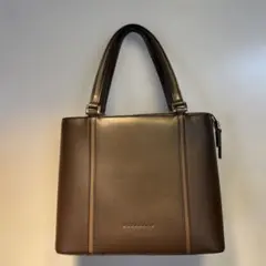 美品BURBERRY ハンドバッグ キャメル レザー - メルカリ