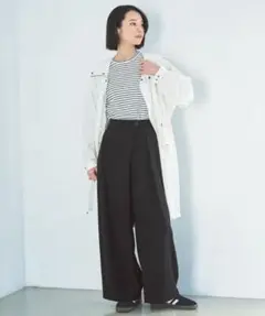 UNFILO アシンメトリー ラップパンツ