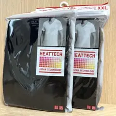 ユニクロ ヒートテック メンズ XXL VネックT 半袖