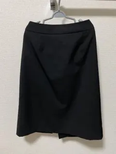 洋服の青山 タイトスカート 9号 黒のサムネイル