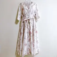 【訳あり】31 Sons de modeフラワープリントワンピース