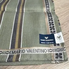 MARIO VALENTINO シルクハンカチ ストライプ