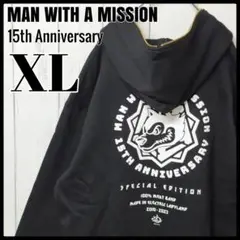 【超希少】 MAN WITH A MISSION 15周年限定パーカーXLサイズ