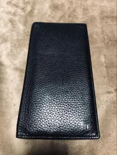 TOMFORD 長財布　ブラック　美品！ TOM FORD トムフォード 財布 ラウンドファスナー長財布 T LINE
