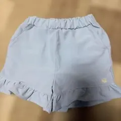 【美品】petit main 水色　ショートパンツ90cm