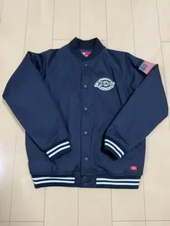 【美品】Dickies スタジャン ネイビー XL アメカジ 刺繍ロゴのサムネイル