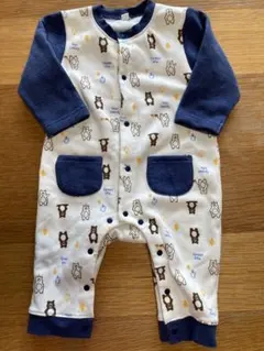 クマ柄ロンパース サイズ80