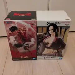 ワンピースGrandista ハンコック　MAXIMATIC ルフィ　セット