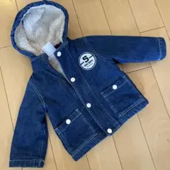 LAGKAW デニムフード付きアウター 80