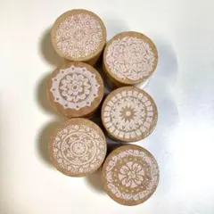 レースドイリースタンプ6種セット