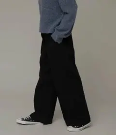 イージーパンツ 裏起毛