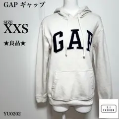 GAP ギャップ ロゴ刺繍 パーカー XXSサイズ オートミールカラーのサムネイル
