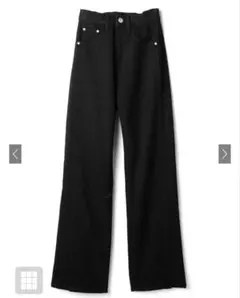 フロントスリットハイウエストデニムパンツ[cu300]