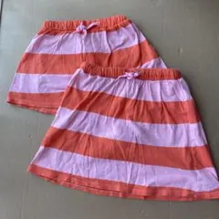 GAP スカート(内側ショートパンツ付き)2枚セット　95cm&110cm
