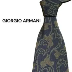 GIORGIO ARMANI ネクタイ 総柄 花柄 ヴィンテージ シルク　メンズ