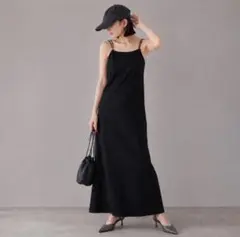 週末セール‼️Bonjour Sagan 新品 ダブルストラップ キャミワンピース