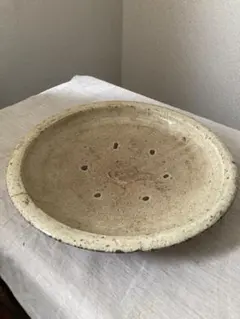 瀬戸焼　鉄釉唐草文石皿　江戸時代中期頃 瀬戸焼 鉄釉唐草文石皿 江戸時代中期頃 瀬戸焼 鉄釉唐草文石皿